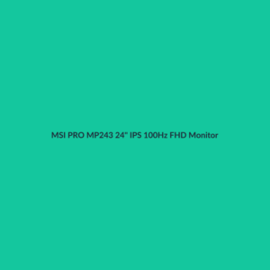MSI PRO MP243 24" IPS 100Hz FHD Monitor