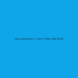 Lenovo IdeaPad Slim 3 — Ryzen 5 7530U, 16GB, 512GB